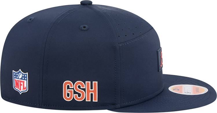 Picture of Chicago Bears Sideline Ballistic 9FIFTY Snapback Hat by New Era – Navy Edition