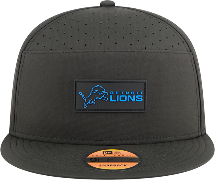 Picture of Detroit Lions Sideline Ballistic 9FIFTY Snapback Hat by New Era – Black Edition