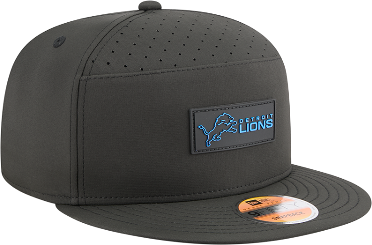 Picture of Detroit Lions Sideline Ballistic 9FIFTY Snapback Hat by New Era – Black Edition