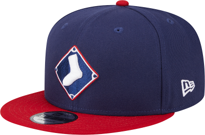 Chicago White Sox Spring Training 9FIFTY Snapback Hat by New Era – Navy & Red Edition front view