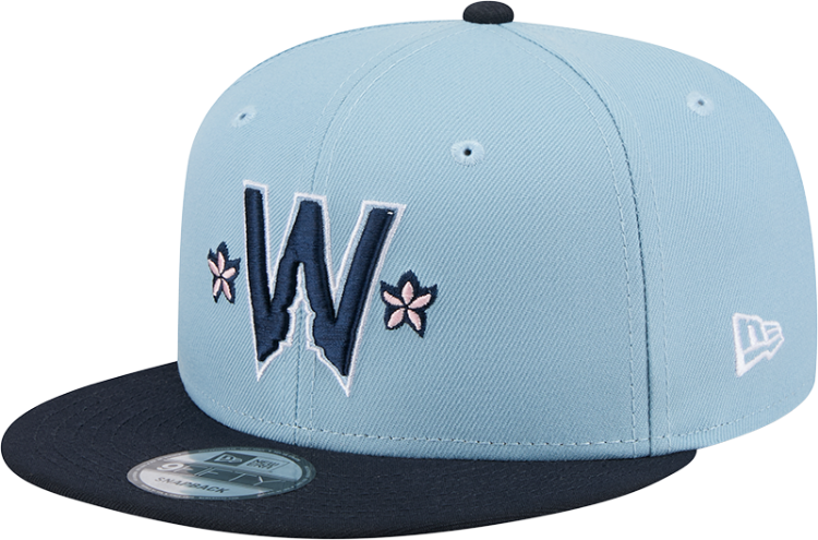Picture of Washington Nationals City Connect 9FIFTY Snapback Hat by New Era – Cherry Blossom Edition
