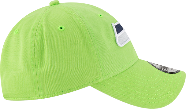 Picture of Seattle Seahawks New Era 9TWENTY Core Classic Adjustable Hat – Neon Green