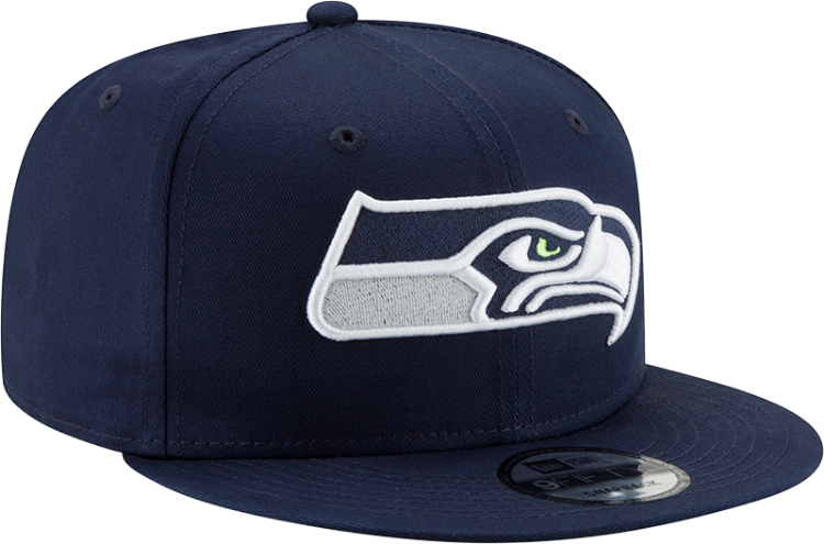 Picture of Seattle Seahawks New Era 9FIFTY Basic Snapback Hat – Navy