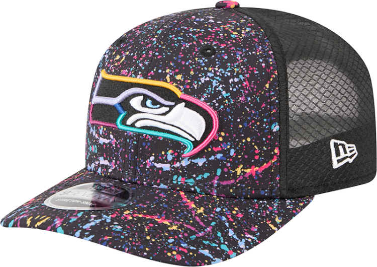 Picture of Seattle Seahawks New Era 9SEVENTY Color Splash Stretch-Snap Hat