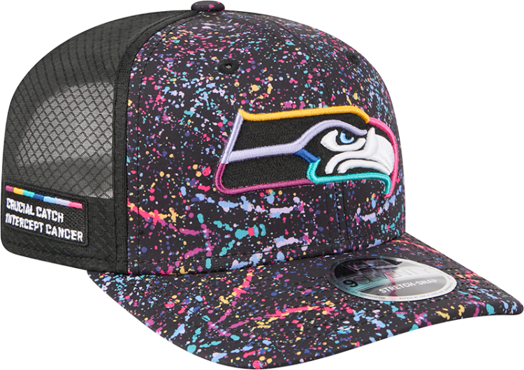 Picture of Seattle Seahawks New Era 9SEVENTY Color Splash Stretch-Snap Hat
