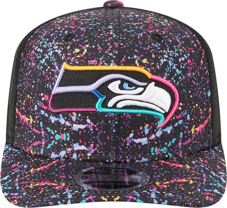 Picture of Seattle Seahawks New Era 9SEVENTY Color Splash Stretch-Snap Hat