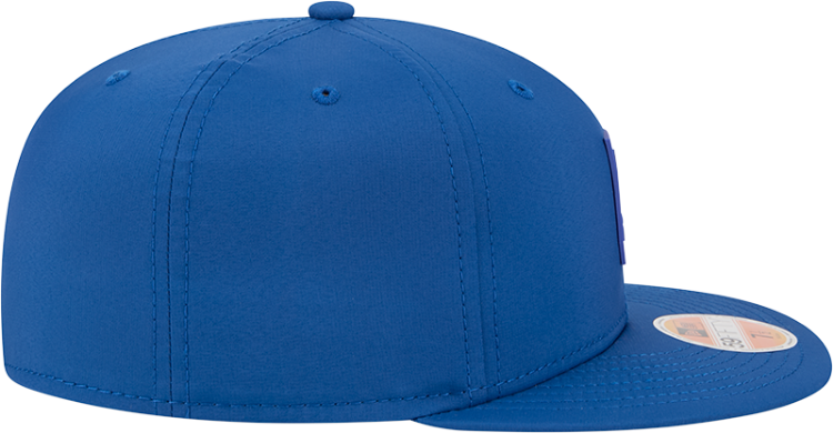 Indianapolis Colts New Era 59FIFTY Official Logo Patch Fitted Hat – Blue detail view