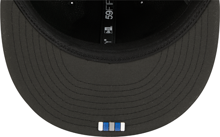 Indianapolis Colts New Era 59FIFTY Black Logo Patch Fitted Hat image 7