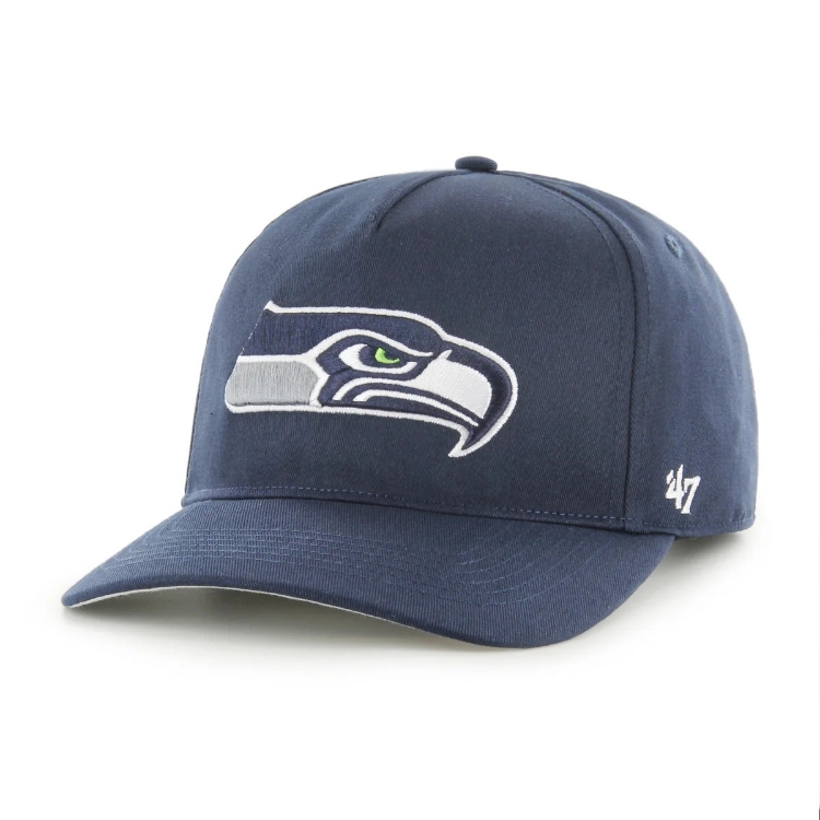 Seattle Seahawks ’47 Brand Clean Up Adjustable Hat – Navy front view
