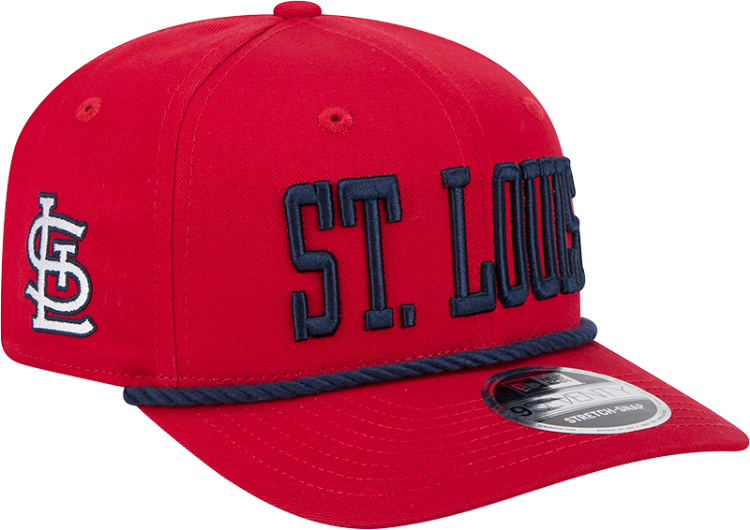 Picture of St. Louis Cardinals New Era 9SEVENTY Stretch-Snap Hat – Red