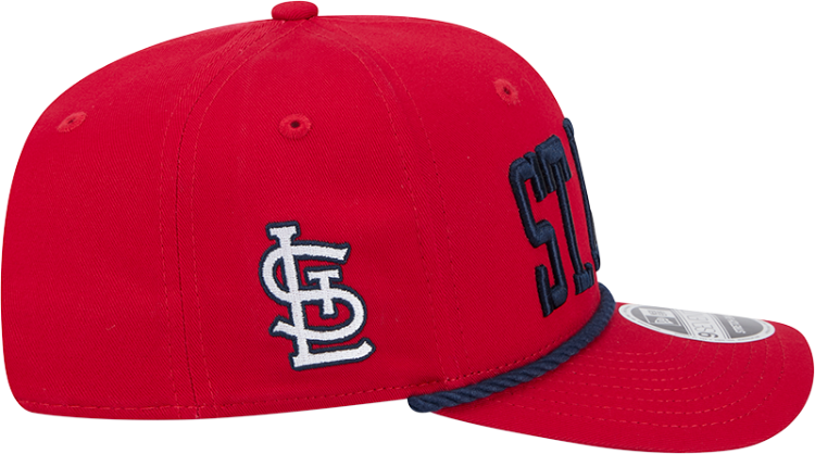 St. Louis Cardinals New Era 9SEVENTY Stretch-Snap Hat – Red image 6