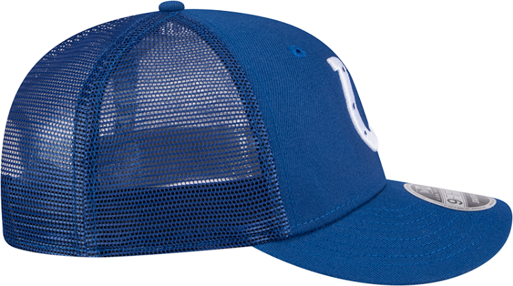 Indianapolis Colts New Era 9FIFTY Trucker Snapback Hat – Royal Blue image 6