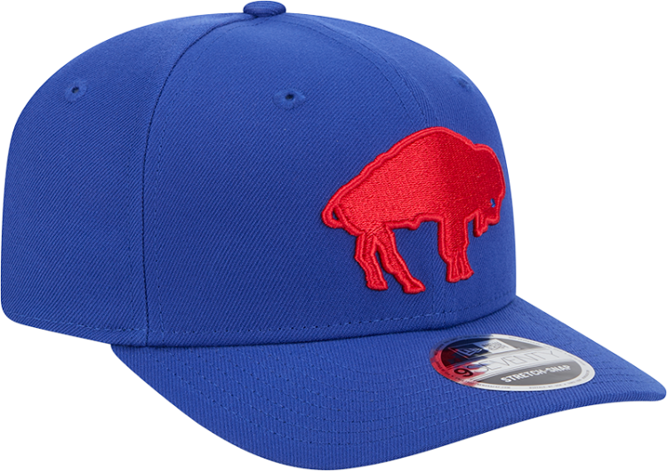 Buffalo Bills New Era 9SEVENTY Stretch-Snap Hat – Royal Blue side view