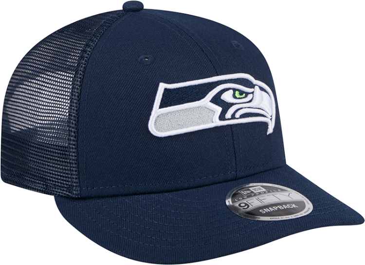 Picture of Seattle Seahawks New Era 9FIFTY Trucker Snapback Hat – Navy