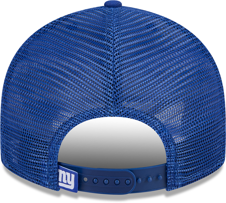 New York Giants New Era 9FIFTY Trucker Snapback Hat – Royal Blue back view