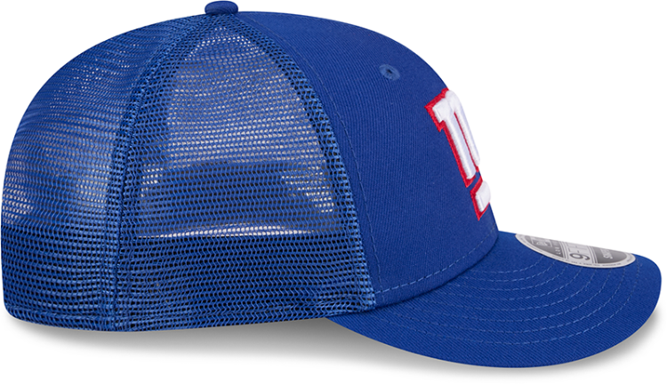 New York Giants New Era 9FIFTY Trucker Snapback Hat – Royal Blue detail view
