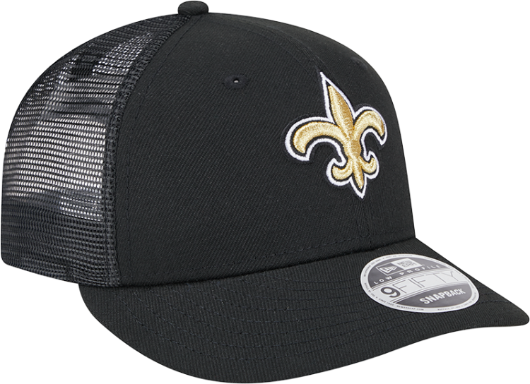 Picture of New Orleans Saints New Era 9FIFTY Trucker Snapback Hat – Black & Gold