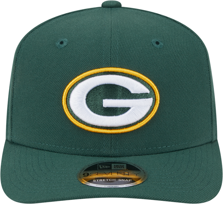 Picture of Green Bay Packers New Era 9SEVENTY Stretch Snap Hat – Team Green