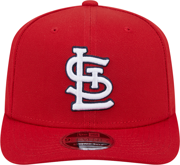 St. Louis Cardinals New Era 9SEVENTY Stretch Snap Hat – Cardinal Red back view