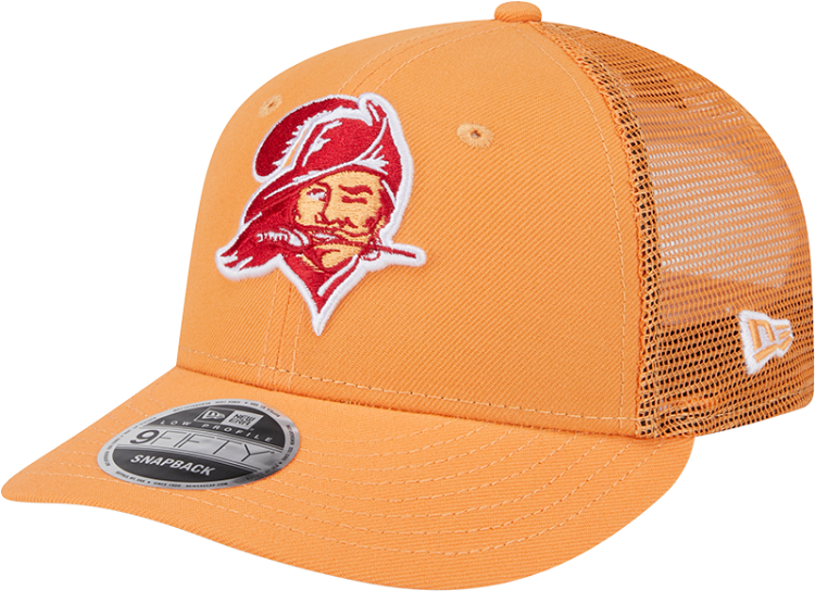 Picture of Tampa Bay Buccaneers New Era 9FIFTY Trucker Snapback Hat – Orange