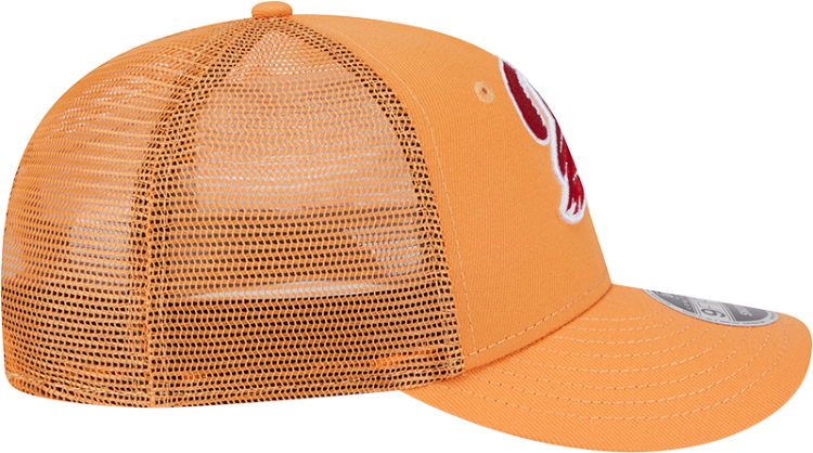 Picture of Tampa Bay Buccaneers New Era 9FIFTY Trucker Snapback Hat – Orange