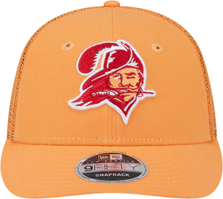 Picture of Tampa Bay Buccaneers New Era 9FIFTY Trucker Snapback Hat – Orange