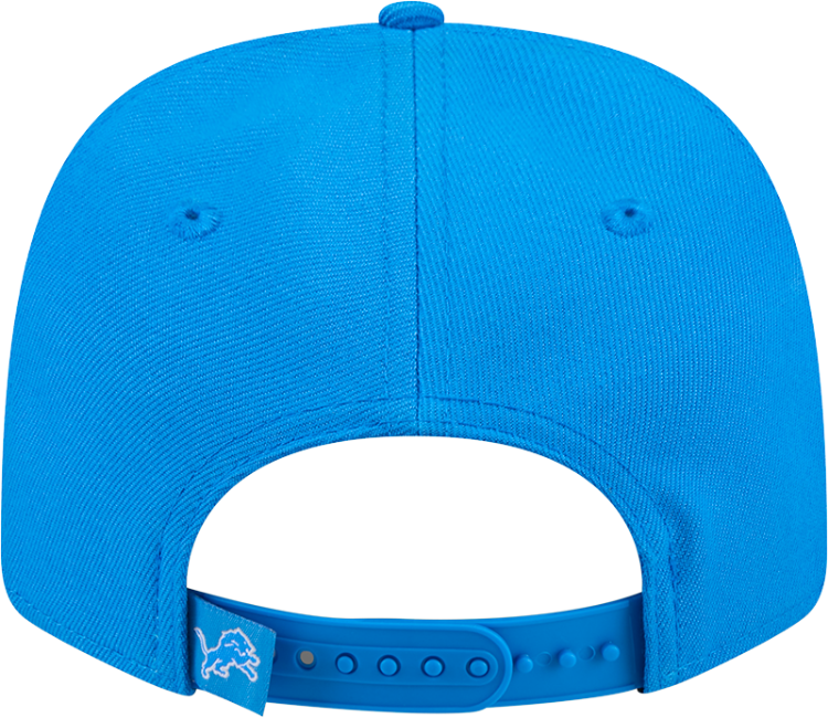 Detroit Lions New Era 9SEVENTY Stretch-Snap Hat – Blue detail view