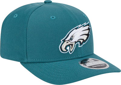 Philadelphia Eagles New Era 9SEVENTY Stretch-Snap Hat – Midnight Green front view