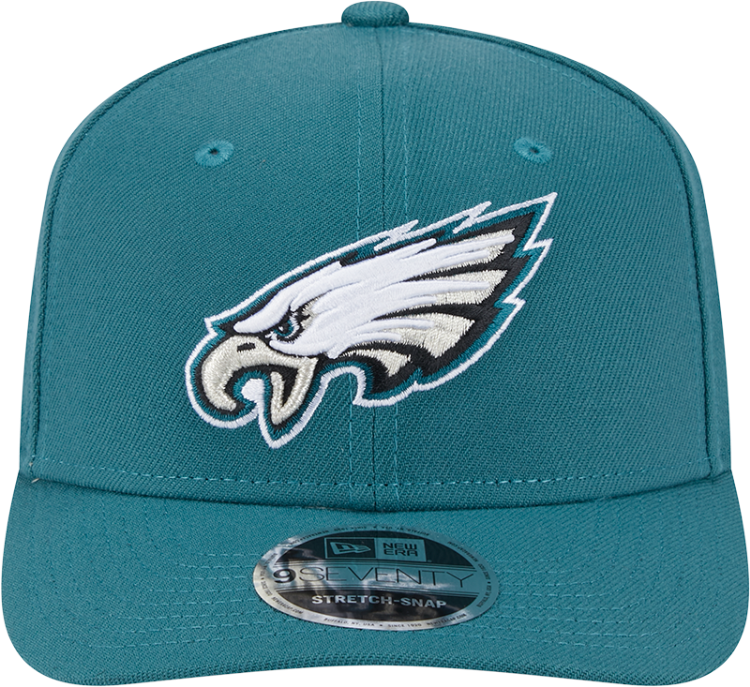 Picture of Philadelphia Eagles New Era 9SEVENTY Stretch-Snap Hat – Midnight Green