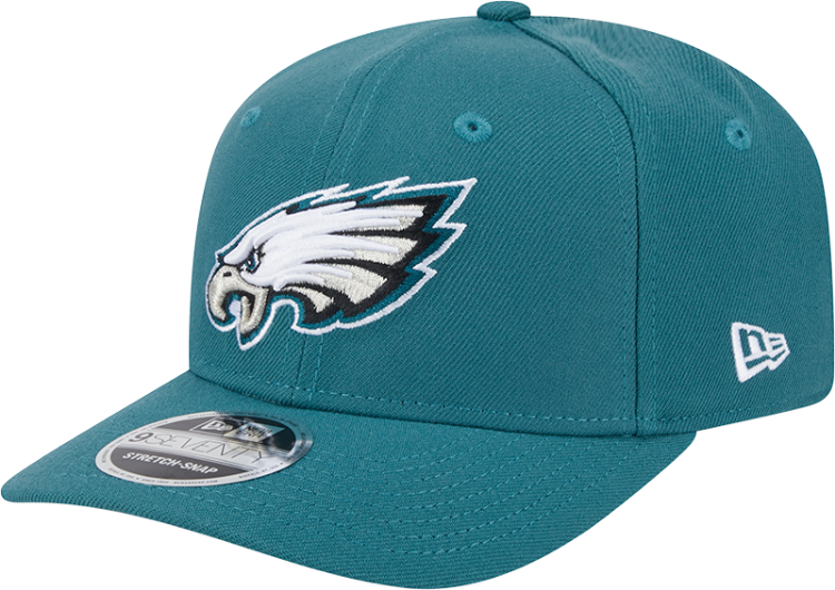 Philadelphia Eagles New Era 9SEVENTY Stretch-Snap Hat – Midnight Green image 7