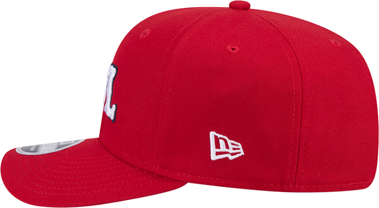 St. Louis Cardinals New Era 9SEVENTY Stretch-Snap Hat – Red side view