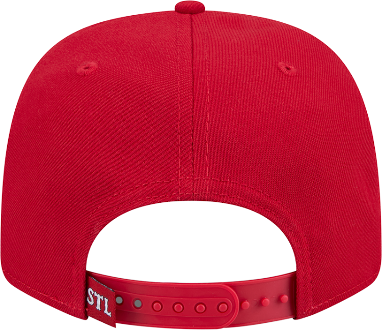 St. Louis Cardinals New Era 9SEVENTY Stretch-Snap Hat – Red detail view