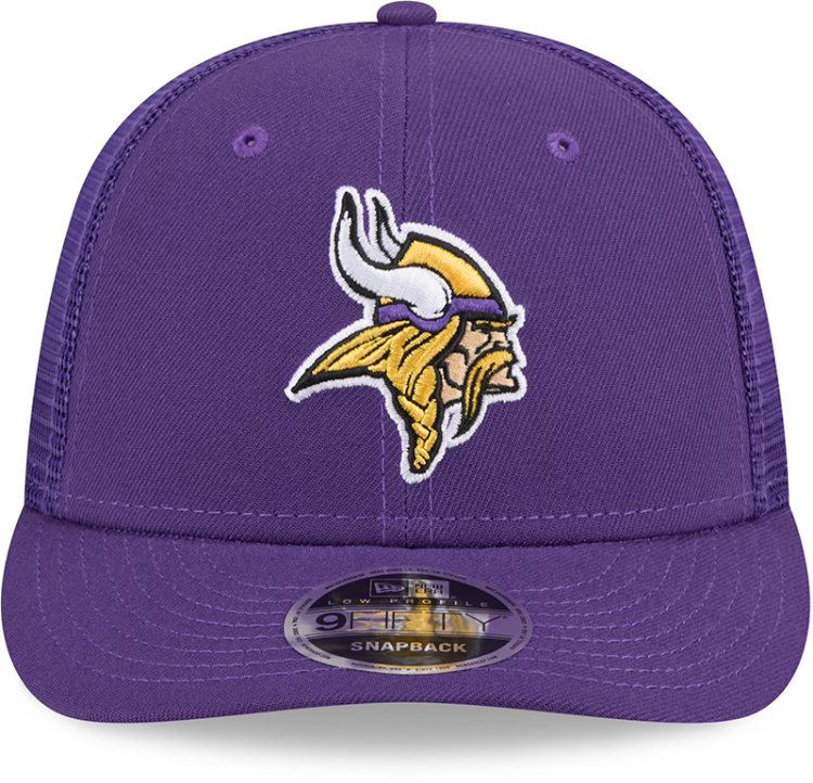 Minnesota Vikings New Era 9FIFTY Trucker Snapback Hat – Purple image 5
