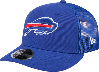 Buffalo Bills New Era 9FIFTY Trucker Snapback Hat – Royal Blue front view