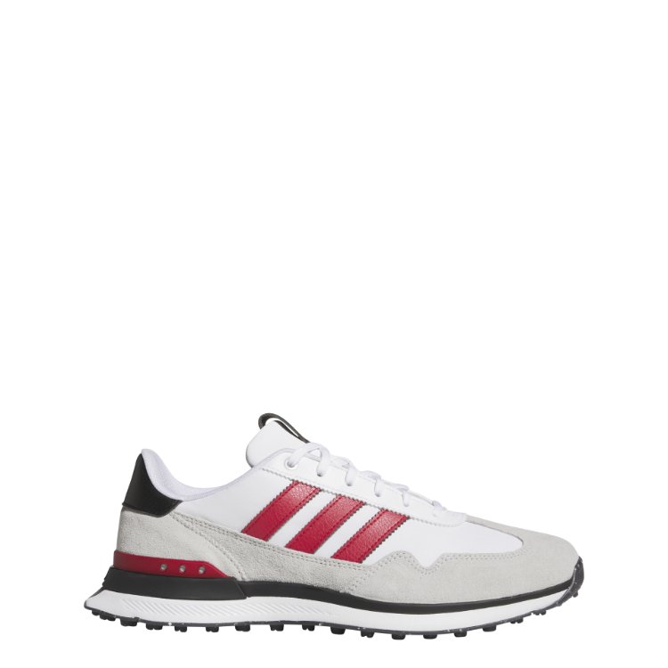 Adidas Retro Runner Sneaker – White / Grey / Red - KI1126 back view
