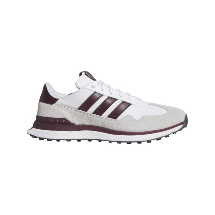 Picture of Adidas Courtquick Court Shoe – White / Maroon / Grey - KI3640