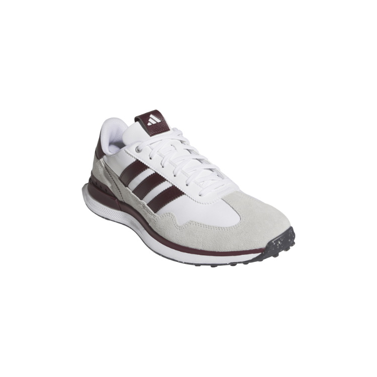 Picture of Adidas Courtquick Court Shoe – White / Maroon / Grey - KI3640