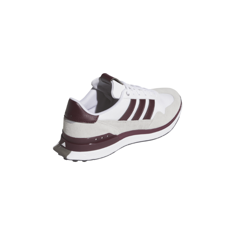 Picture of Adidas Courtquick Court Shoe – White / Maroon / Grey - KI3640