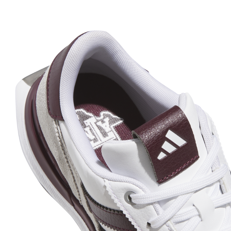 Picture of Adidas Courtquick Court Shoe – White / Maroon / Grey - KI3640