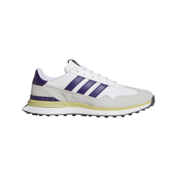 Adidas Spikeless Leather Golf Shoes – Classic Trainer Style - KI1125 back view