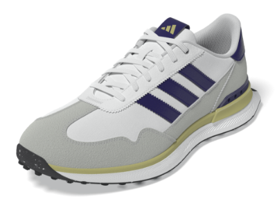 Adidas Spikeless Leather Golf Shoes – Classic Trainer Style - KI1125 front view