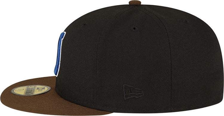 Picture of Indianapolis Colts Black & Walnut 59FIFTY Fitted Hat