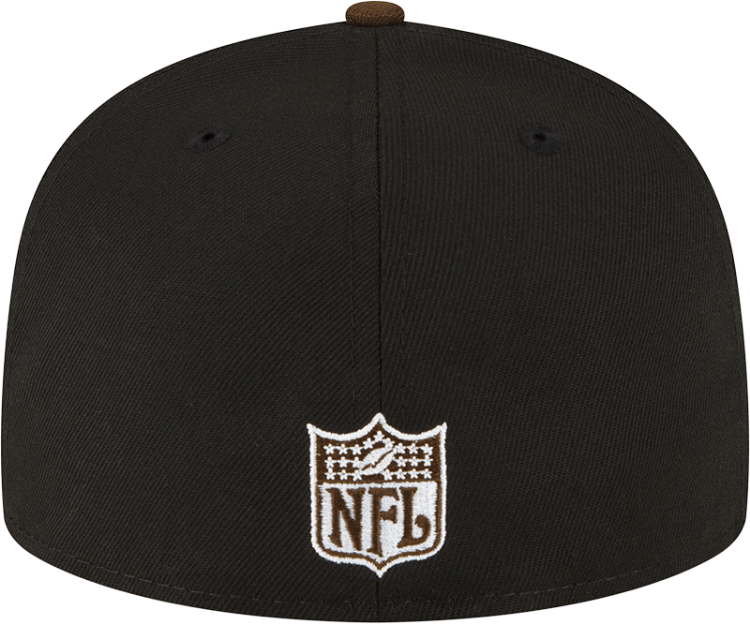 Picture of Indianapolis Colts Black & Walnut 59FIFTY Fitted Hat