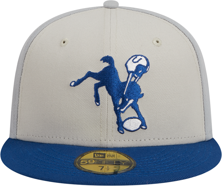 Indianapolis Colts Sideline Historic 59FIFTY Fitted Hat side view