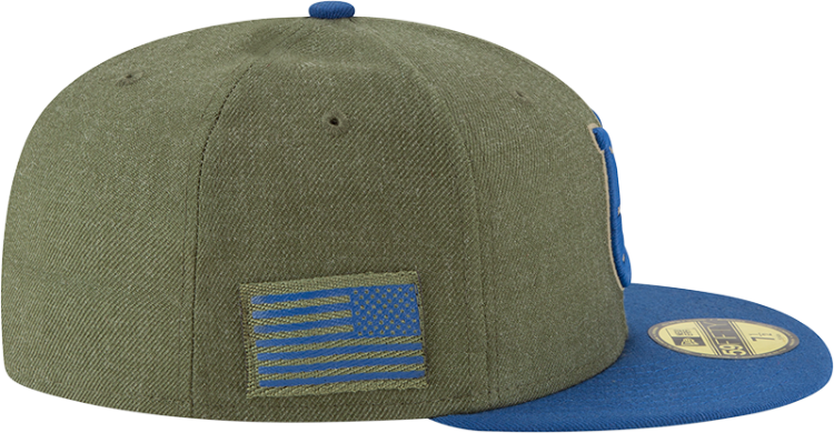 Indianapolis Colts Olive & Royal 59FIFTY Fitted Hat by New Era image 6