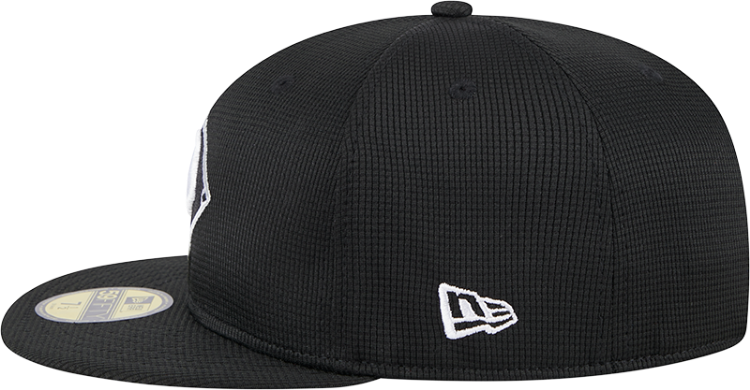 Chicago White Sox Black Texture Geometric Logo 59FIFTY Fitted Hat – New Era detail view