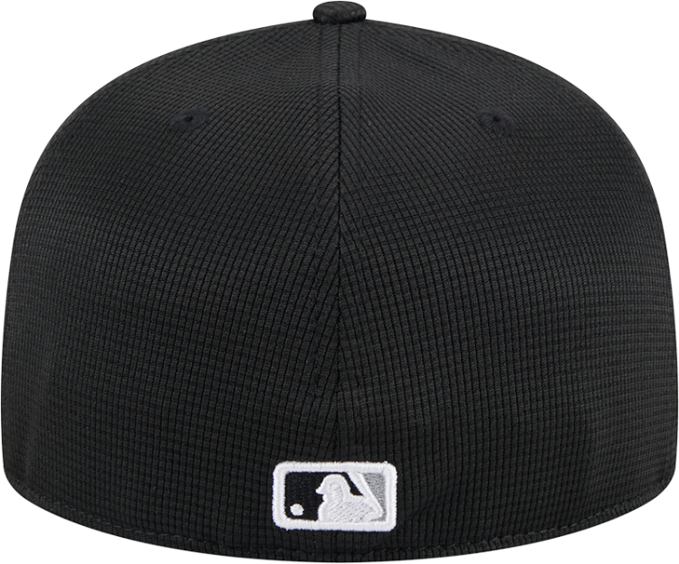 Picture of Chicago White Sox Black Texture Geometric Logo 59FIFTY Fitted Hat – New Era