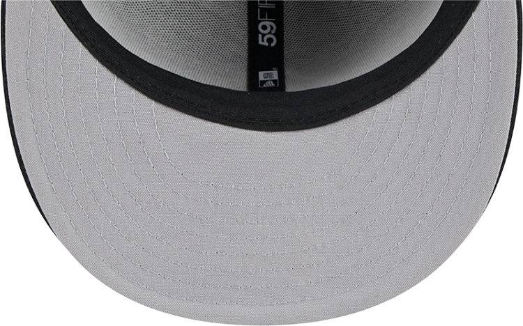 Chicago White Sox Black Texture Geometric Logo 59FIFTY Fitted Hat – New Era image 7