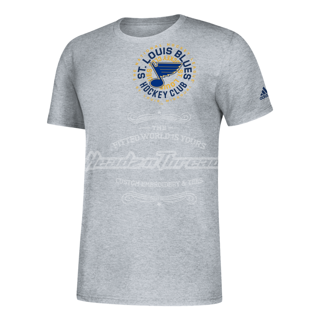 Men&#39;s St. Louis Blues Adidas Amplifier Circle T-Shirt. Headz n Threadz Sports Apparel Superstore ...