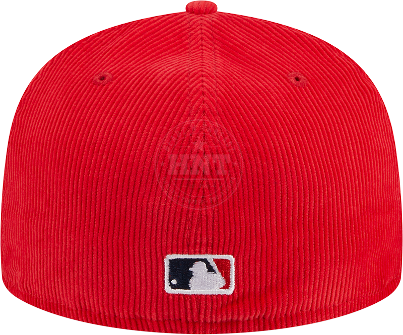 Men's St. Louis Cardinals Red Vintage Corduroy 59FIFTY Fitted Hat image 5